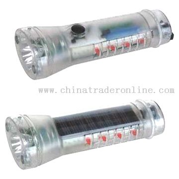 Solar Flashlight from China